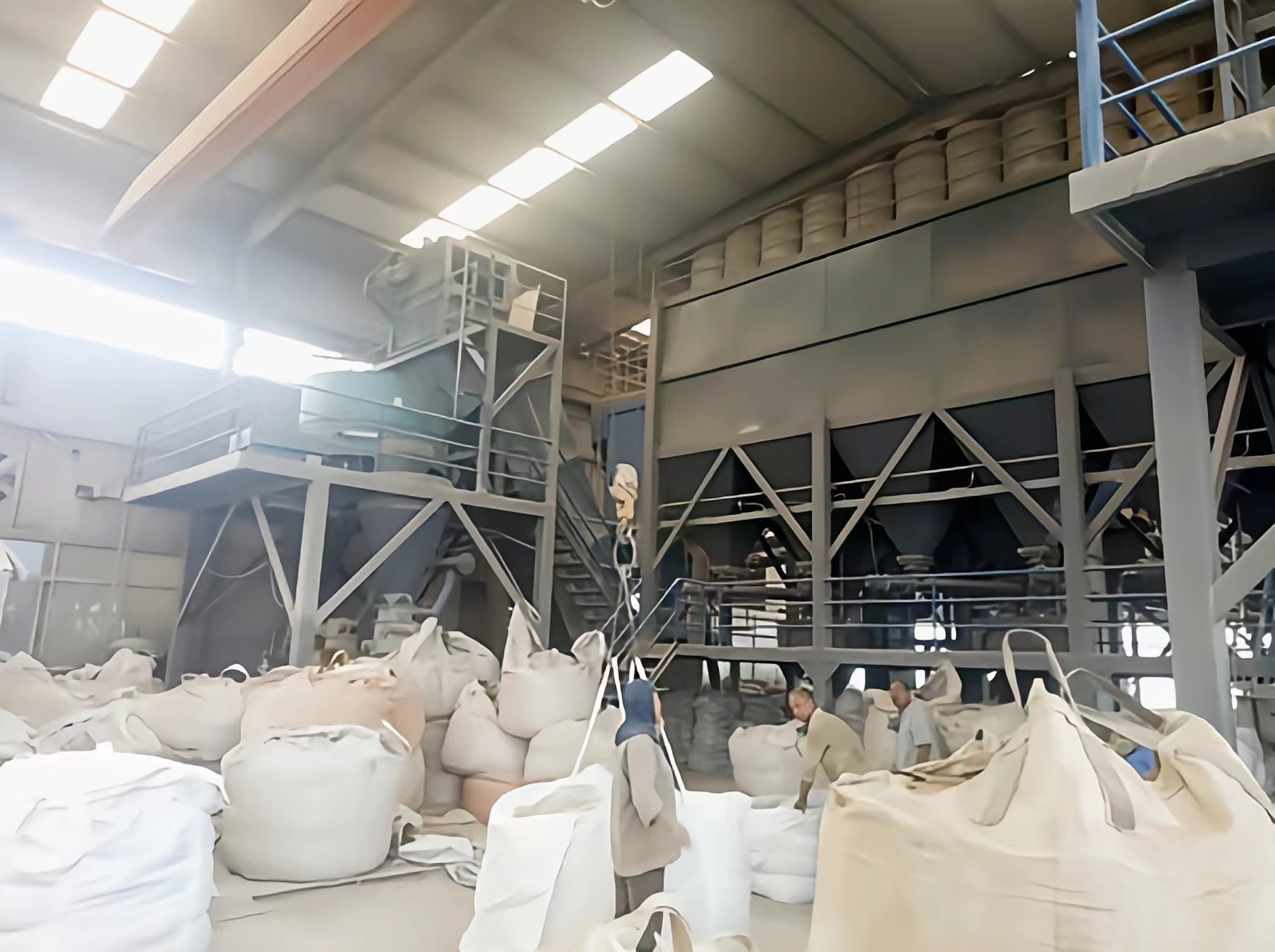 Casting material production equipment