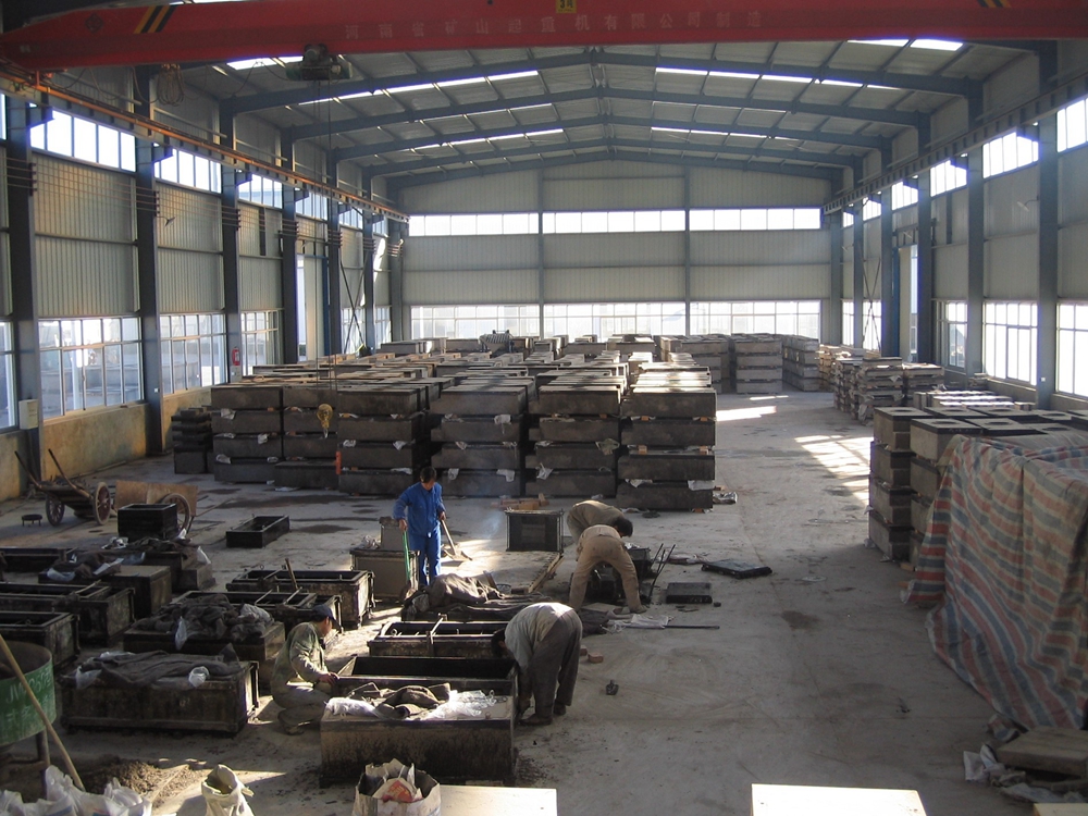 Prefabricated block production site