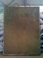 Flue damper for calcination furnace